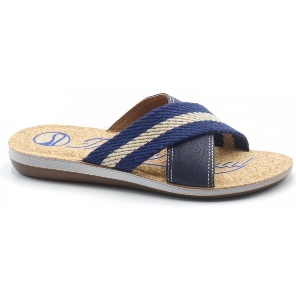 inblu Ciabatte da uomo Incrociate con Comodo Plantare in Sughero | eBay