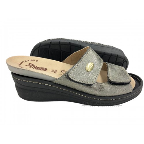 Ciabatte 3 ROSE Flavia Regolabili - Con Plantare In Pelle Estraibile, Tacco 4.5 Cm, Tomaia In Ecopelle - Foto 7