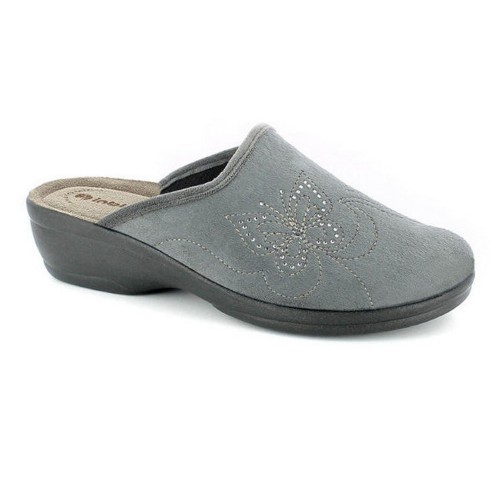 Pantofole Invernali Uomo Inblu Mod. PO-61 Grigio - Morbide E Calde Con Sottopiede Anatomico