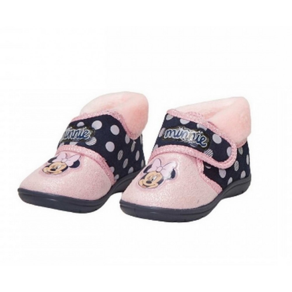 Minnie Mouse Scarpette da Casa Bimba con pelliccia Chiusura a Strappo  Pantofole